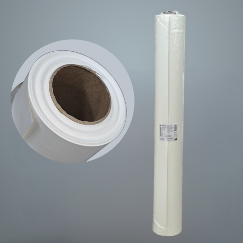 Картон ламинированный для защиты полов белого цвета. Плотность 220 г/м кв. Размер 0,965 м*24 м = 23 м кв.