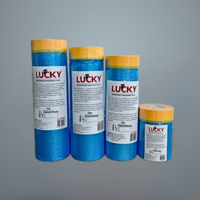 LUCKY Маскер, защитная плёнка с малярной лентой WASHI